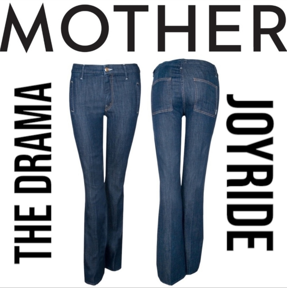 Mother Women's Blue Flare Jeans - Picture 2 of 15
